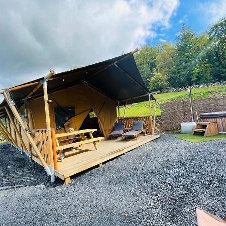 Mountain View Safari Tent With Hot Tub In The Heart Of Snowdonia Dolgellau Bagian luar foto