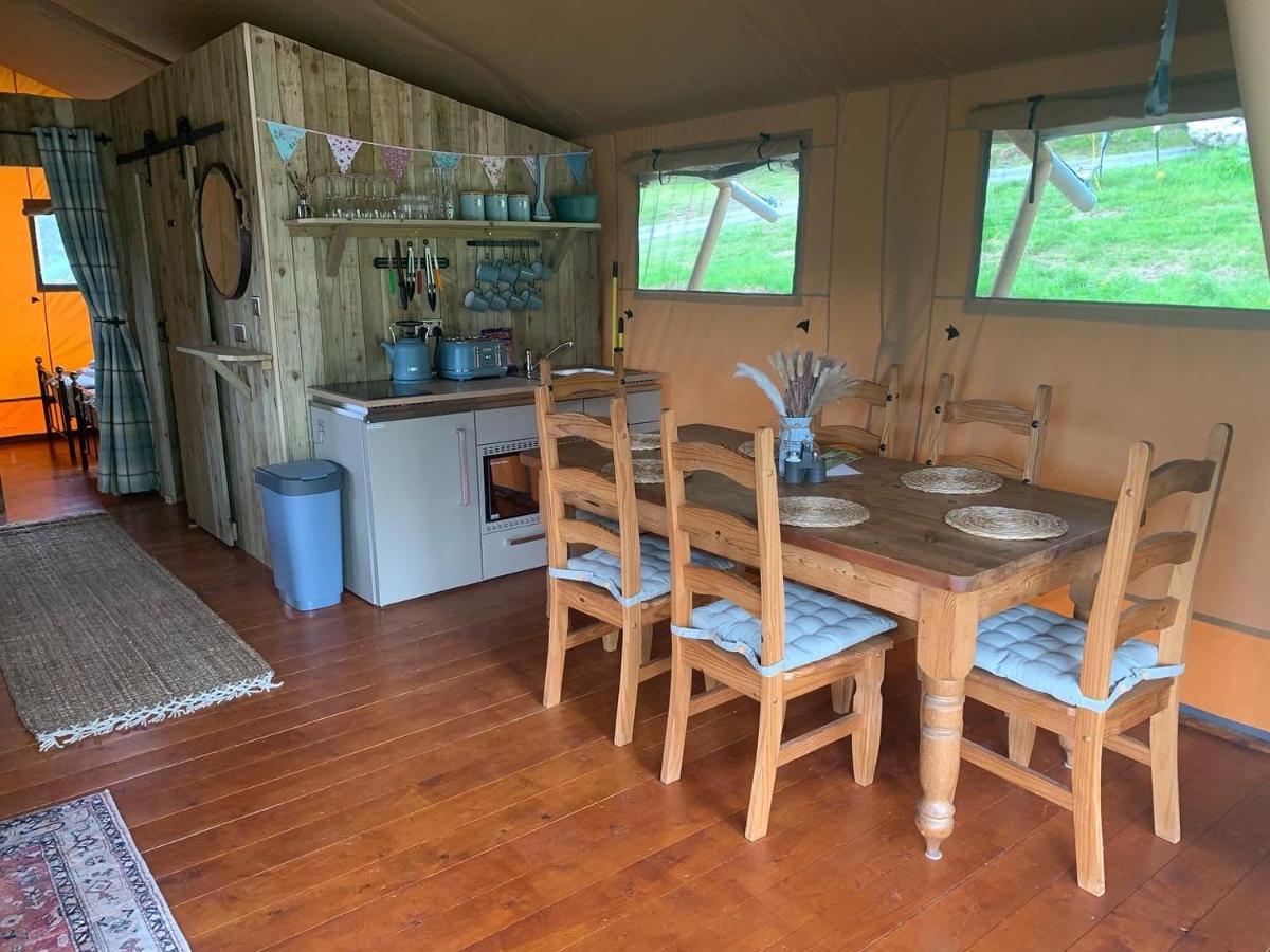 Mountain View Safari Tent With Hot Tub In The Heart Of Snowdonia Dolgellau Bagian luar foto
