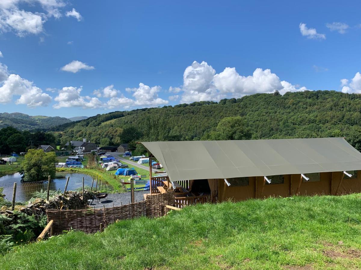 Mountain View Safari Tent With Hot Tub In The Heart Of Snowdonia Dolgellau Bagian luar foto